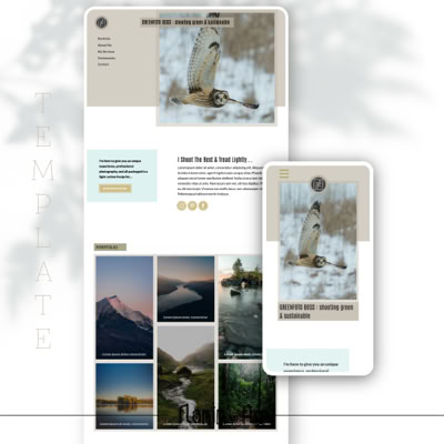 Introducing our newest addition... bu Our new Greenfoto Boss landing page template is a Sitely theme that is ideal for businesses; photo studios, photographers, visual portfolio, and much more…